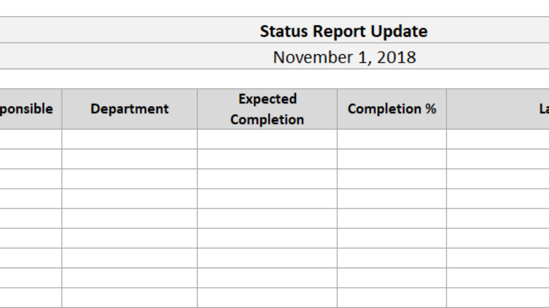 meeting templates excel