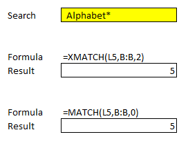 XMATCH versus MATCH.