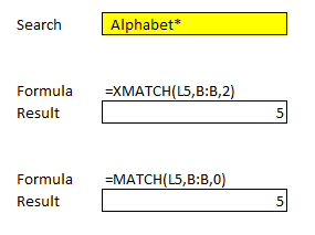 XMATCH vs MATCH.