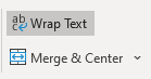 Wrap Text enabled.