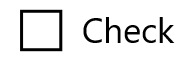 Default form control checkbox.