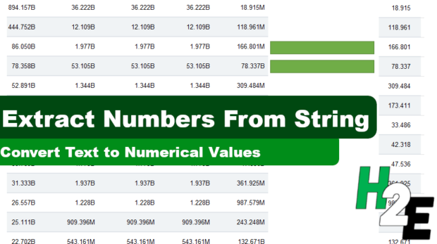 H2Eextractnumbers