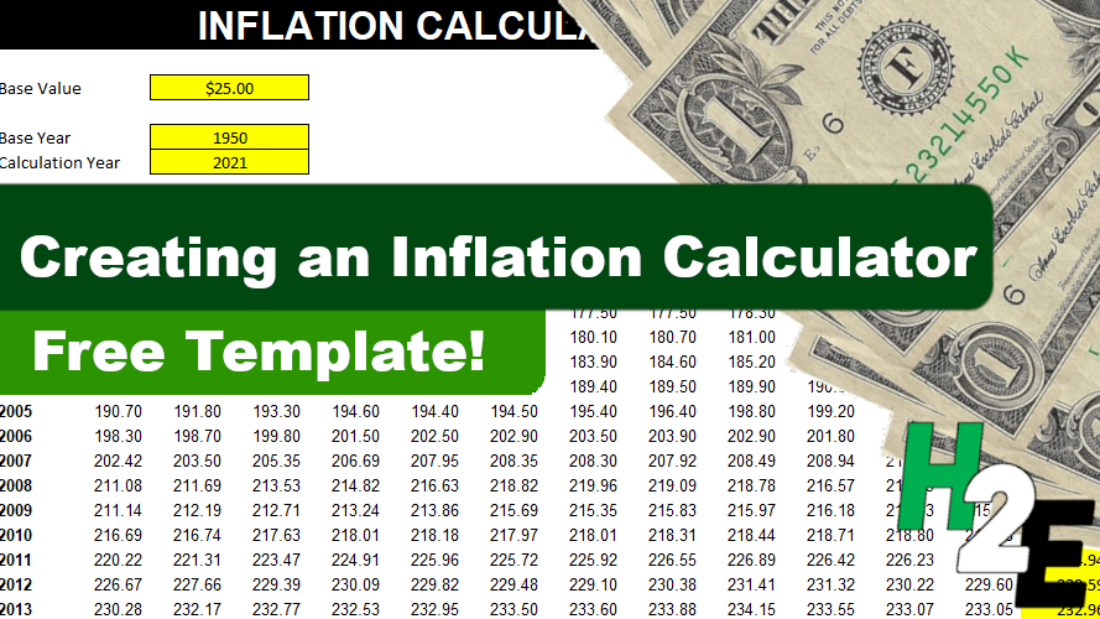 How to Create an Inflation Calculator in Excel