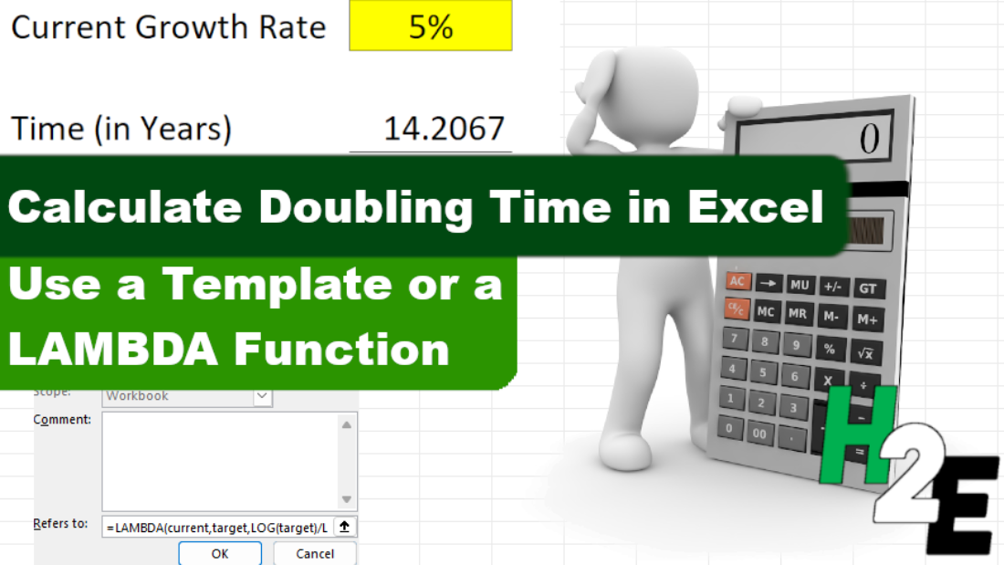 Doubling Time - Formula (with Calculator)