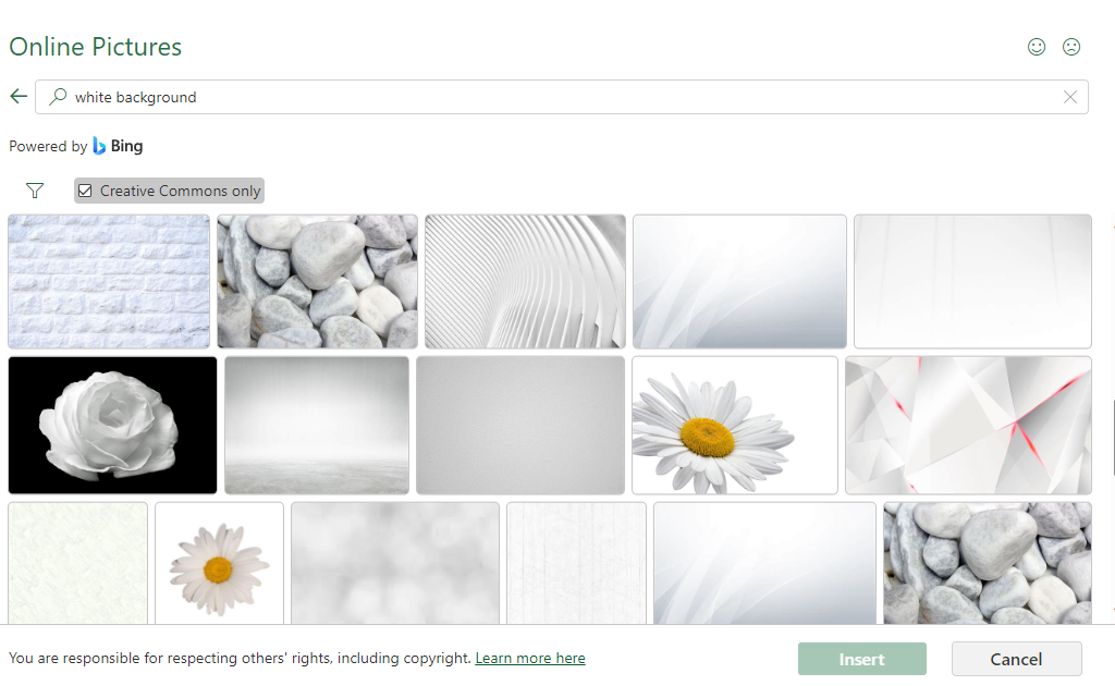 Using Bing's image search.