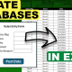 DatabasesinExcel