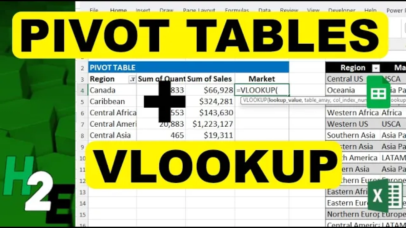 pivottablevlookup