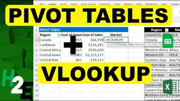 pivottablevlookup