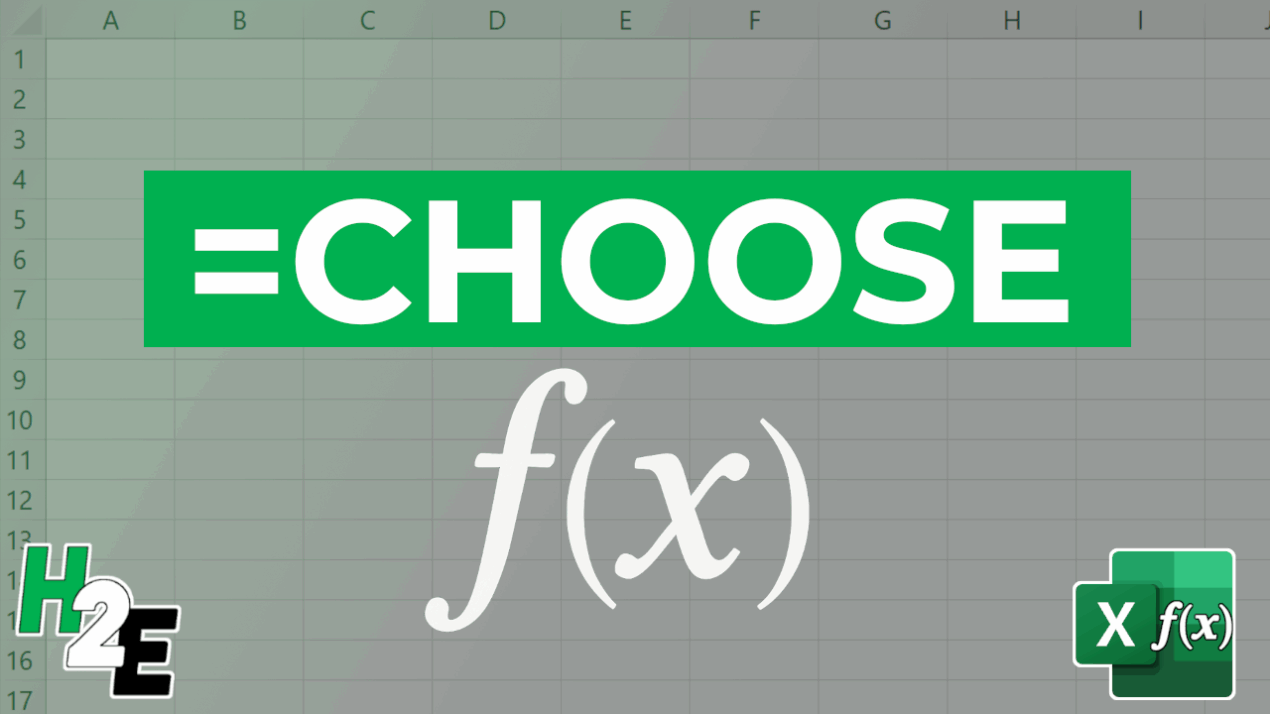 How to Use the CHOOSE Function in Excel: A Comprehensive Guide ...